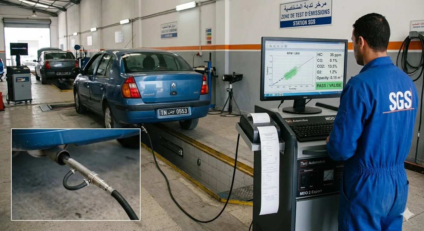 catalytic converter emissions test