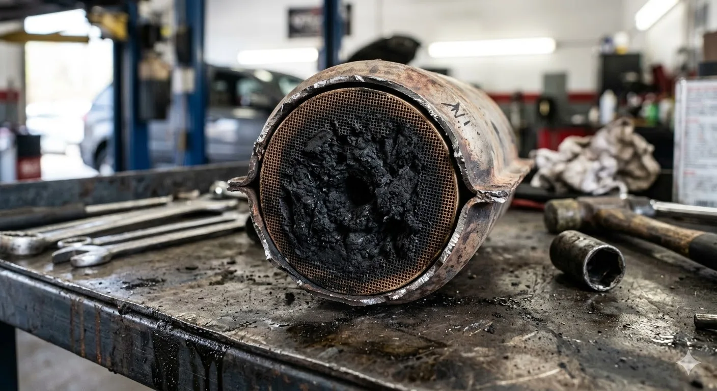 clogged catalytic converter symptoms