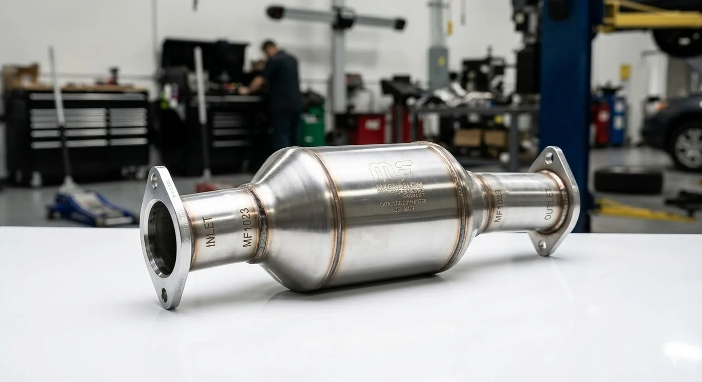 Catalytic converter guide